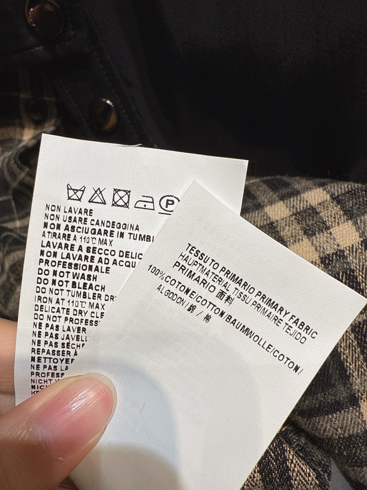 ✨✨✨Enfold✨✨✨2025秋冬新款 【格纹与皮质的潮酷碰撞】复古格纹衬衫打底，廓形宽松随性，尽显慵