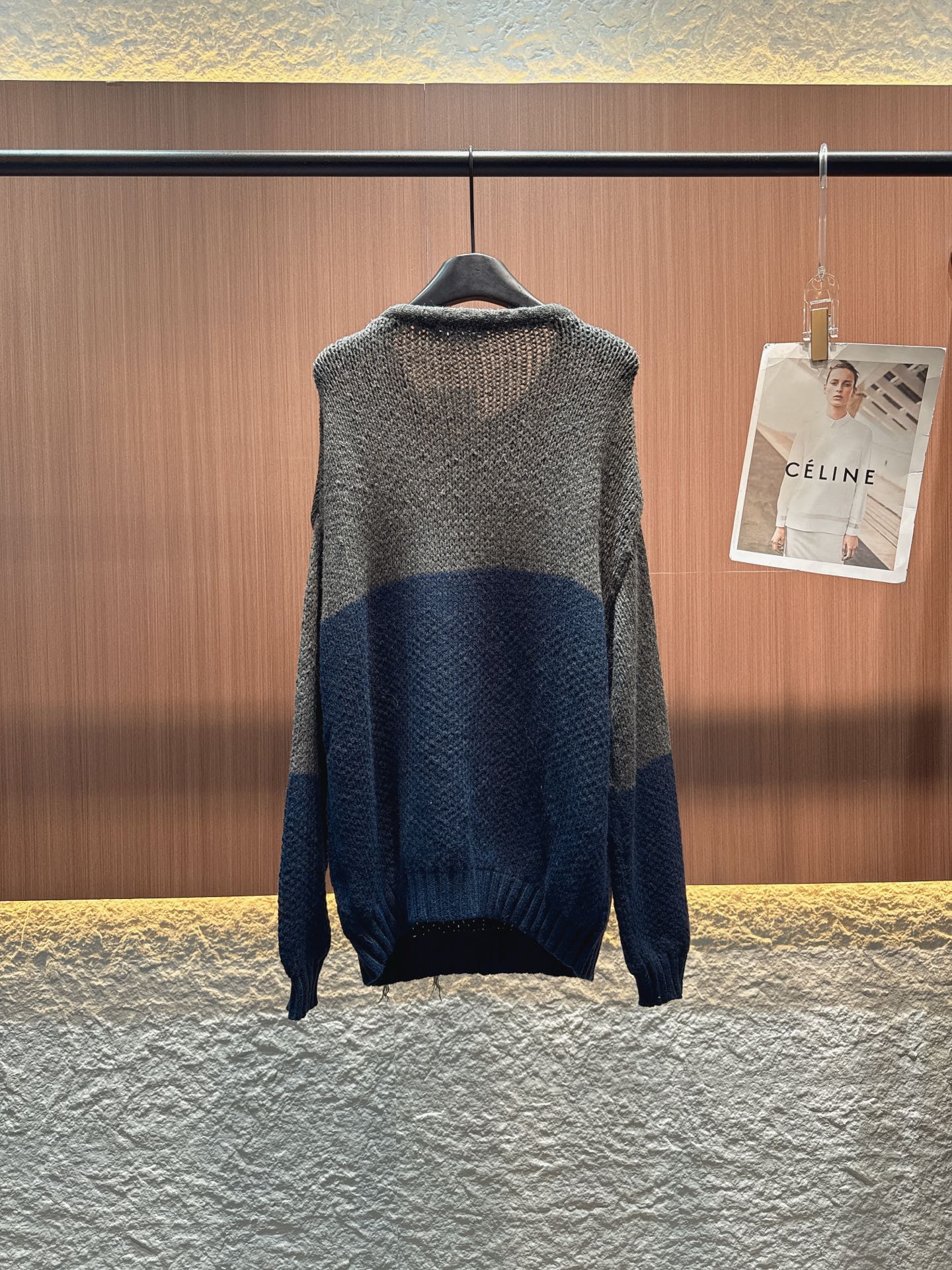 ✨✨✨Enfold✨✨✨2025秋冬新款 【撞色羊毛针织衫】含30%羊毛，亲肤保暖且质感高级。圆领设计简
