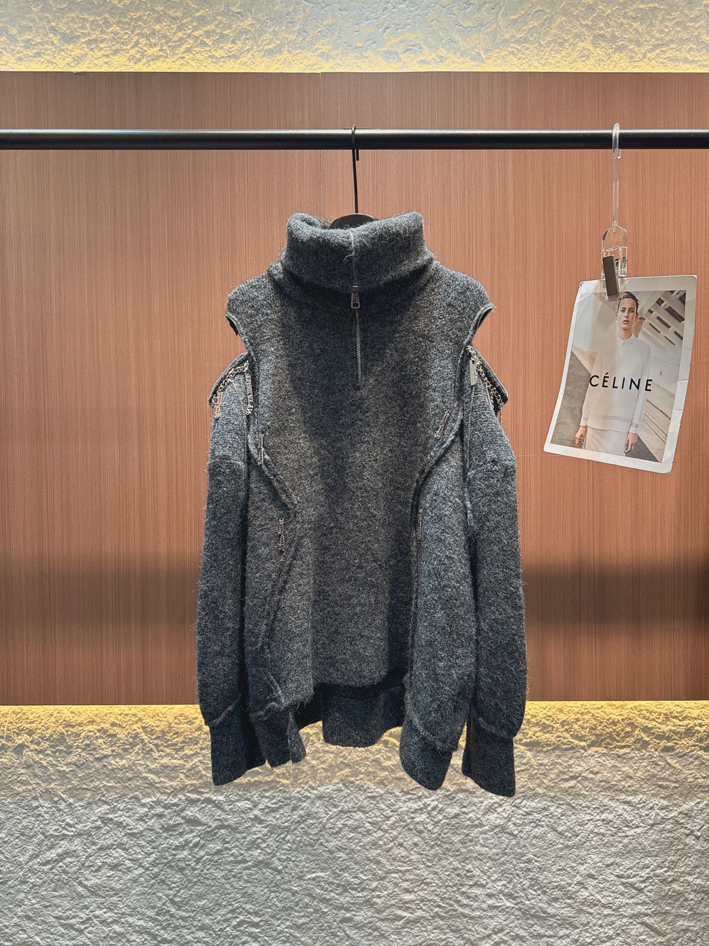 ✨✨✨SMFK✨✨✨2025秋冬新款 【70羊毛针织外套，定义冬日潮酷温暖】米白、浅灰、深灰三色可选，7