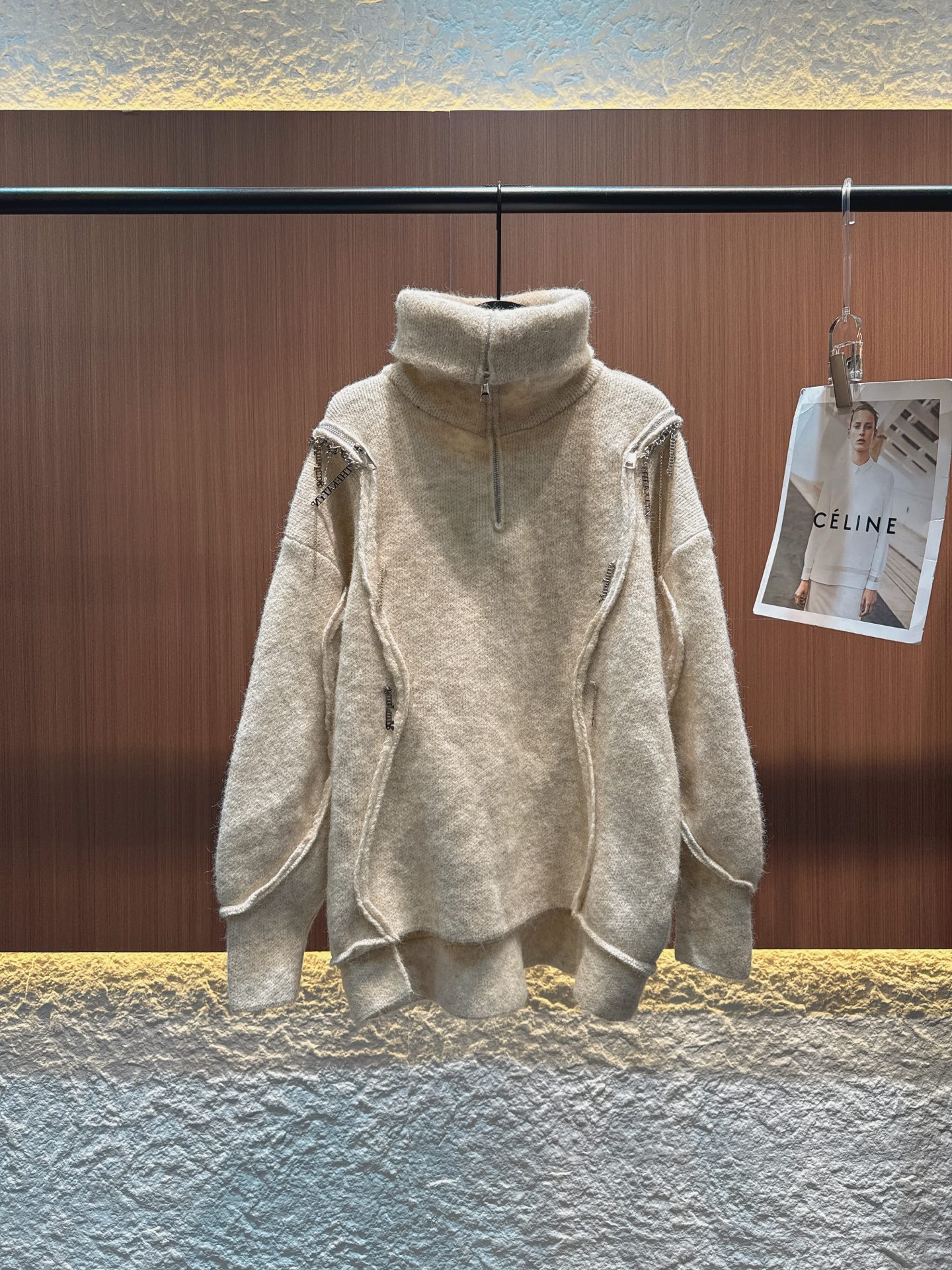 ✨✨✨SMFK✨✨✨2025秋冬新款 【70羊毛针织外套，定义冬日潮酷温暖】米白、浅灰、深灰三色可选，7