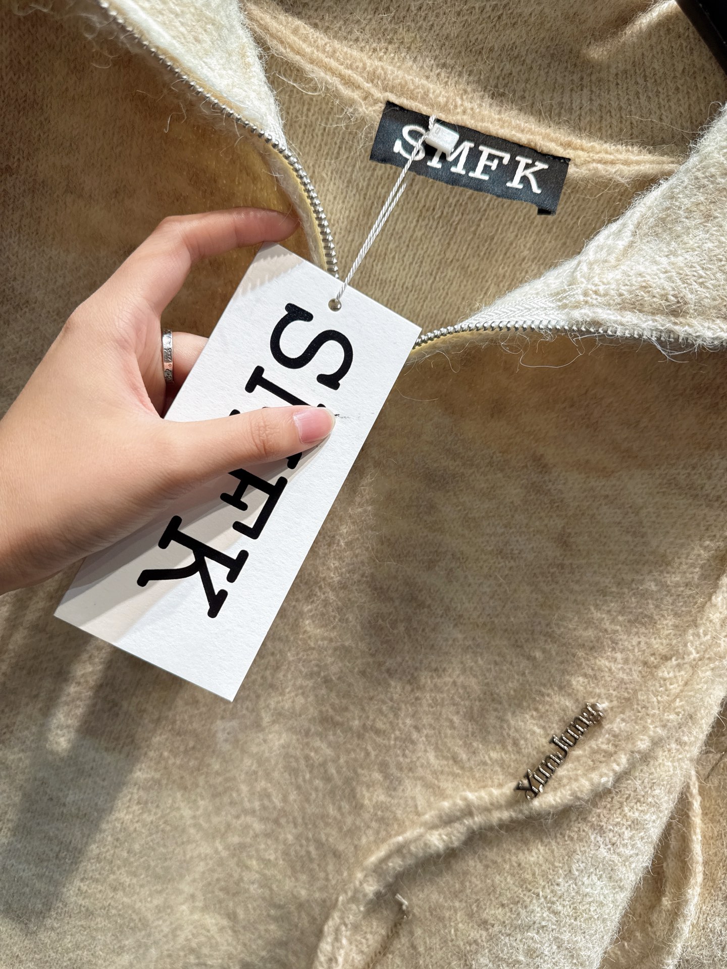 ✨✨✨SMFK✨✨✨2025秋冬新款 【70羊毛针织外套，定义冬日潮酷温暖】米白、浅灰、深灰三色可选，7