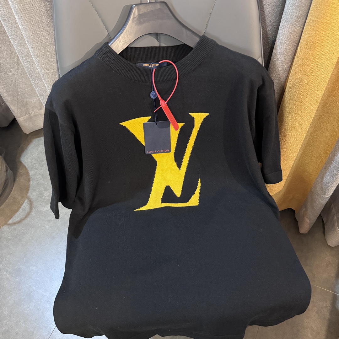Louis Vuitton Clothing T-Shirt Unisex Cotton Short Sleeve
