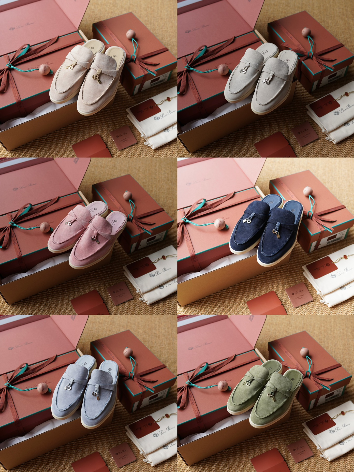 Loro Piana Summer Walk Suede Moccasin, Multiple Colors and Sizes Available