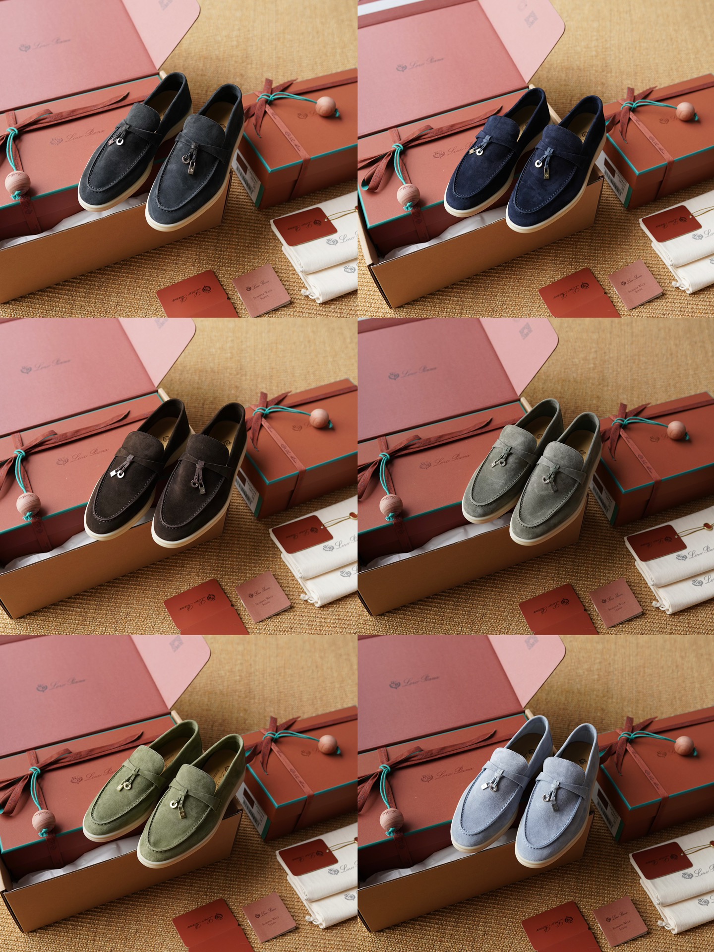 נעלי מוקסין יוקרתיות לגברים עשויות מעור זמש עם סוליית גומי נגד החלקה