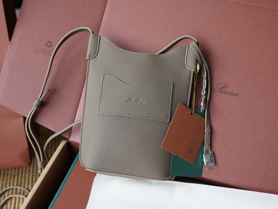 Customize Best Quality Replica
 Loro Piana Handbags Mini Bags Lychee Pattern Cowhide Weave