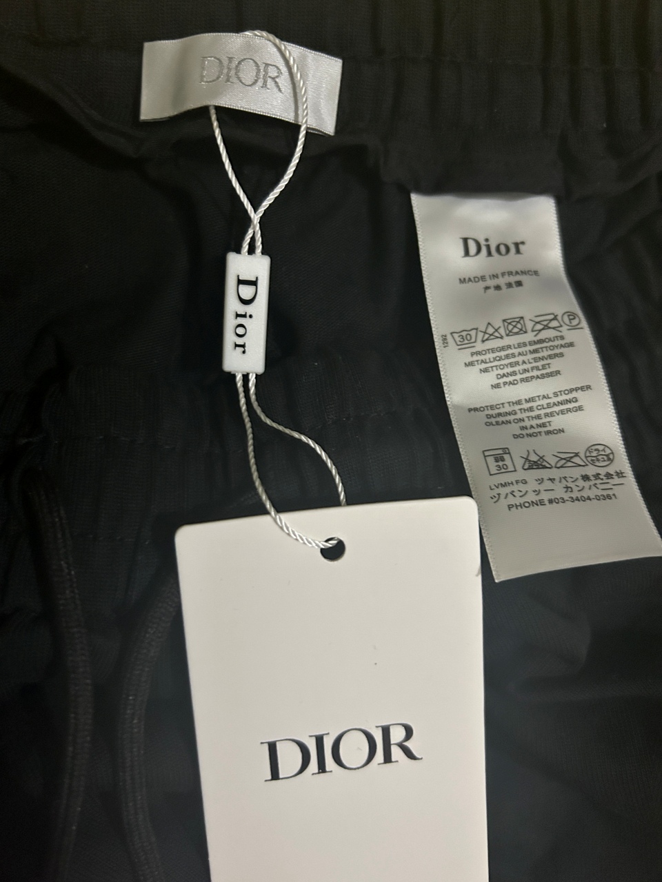 DIOR迪奥 刺绣款 2025秋冬新款松紧带直筒长裤 上身版型超赞 独家厚款定制面料休闲裤颜色:黑灰 灰