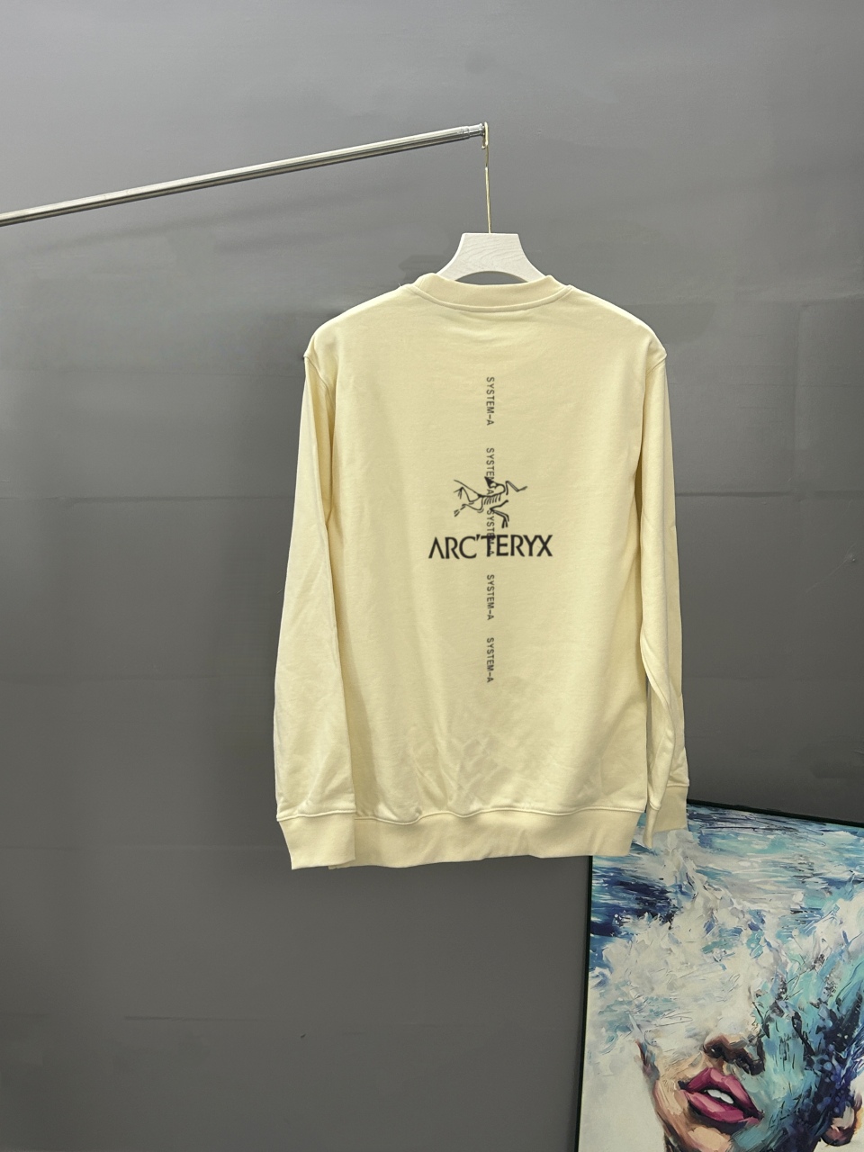 ARC`TERYX始祖鸟 2026秋冬季经典印花圆领卫衣长袖采用380G双股大卫衣 高版本，三标齐全！男