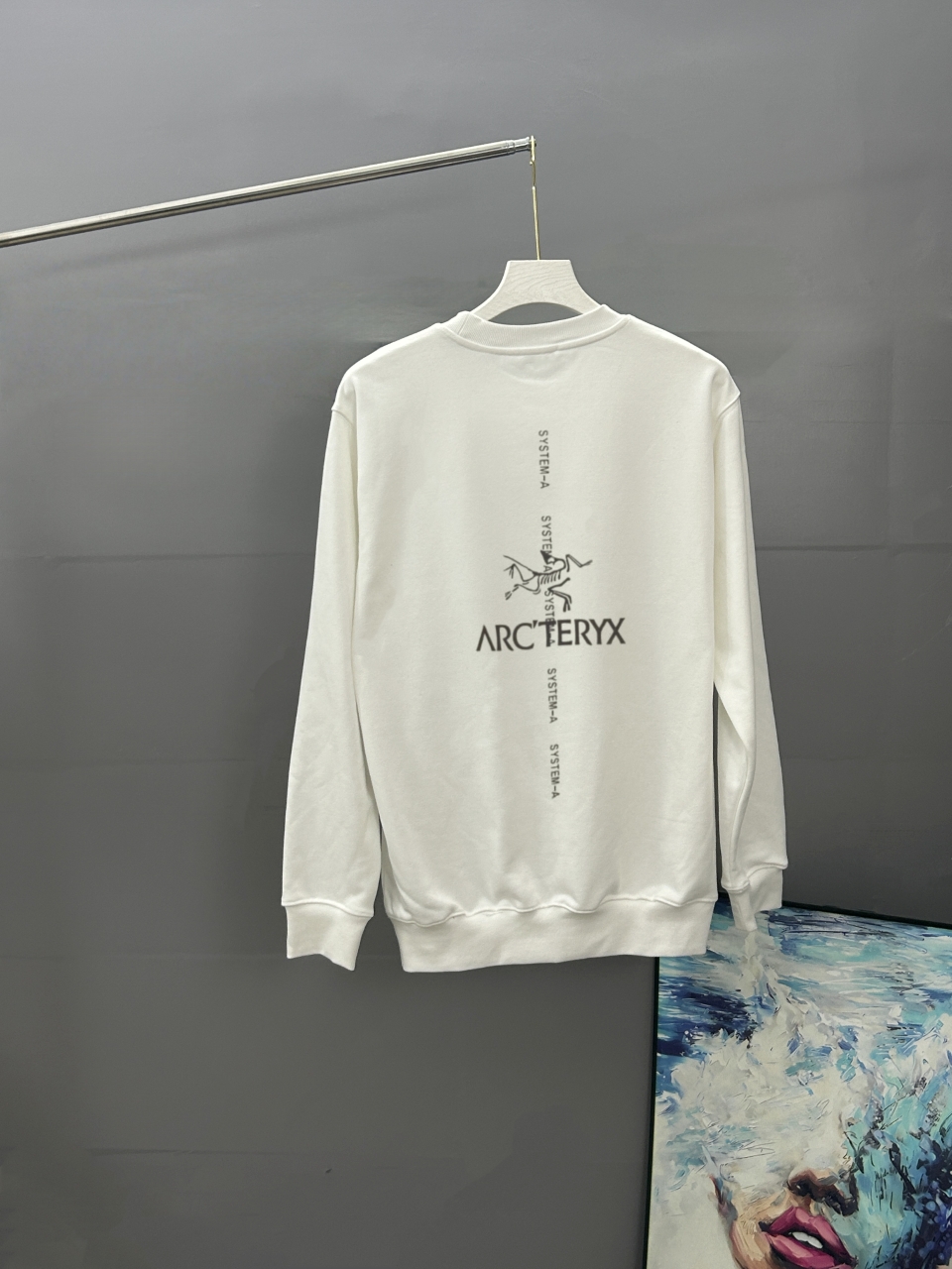 ARC`TERYX始祖鸟 2026秋冬季经典印花圆领卫衣长袖采用380G双股大卫衣 高版本，三标齐全！男