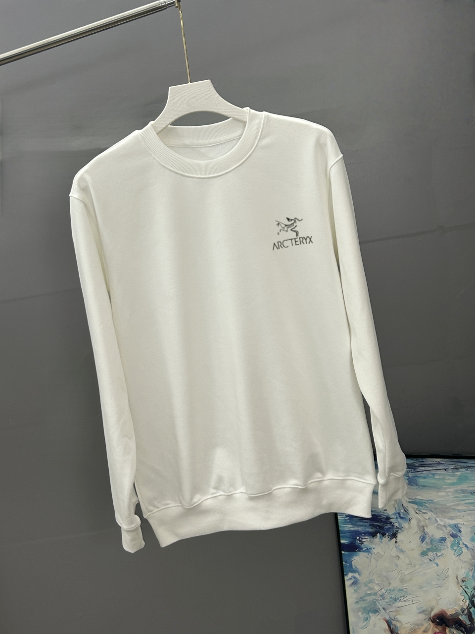 ARC`TERYX始祖鸟 2026秋冬季经典印花圆领卫衣长袖采用380G双股大卫衣 高版本，三标齐全！男