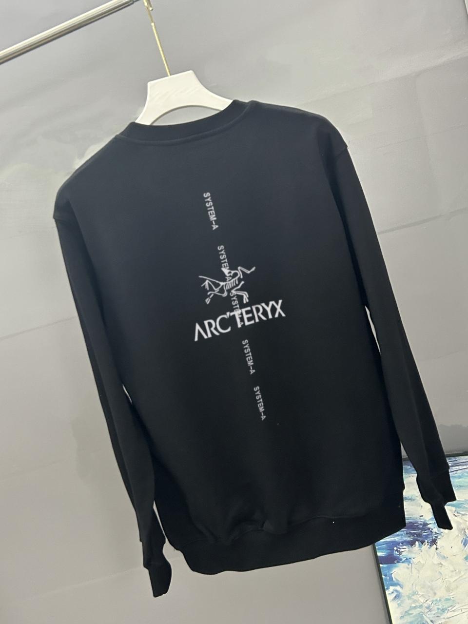 ARC`TERYX始祖鸟 2026秋冬季经典印花圆领卫衣长袖采用380G双股大卫衣 高版本，三标齐全！男