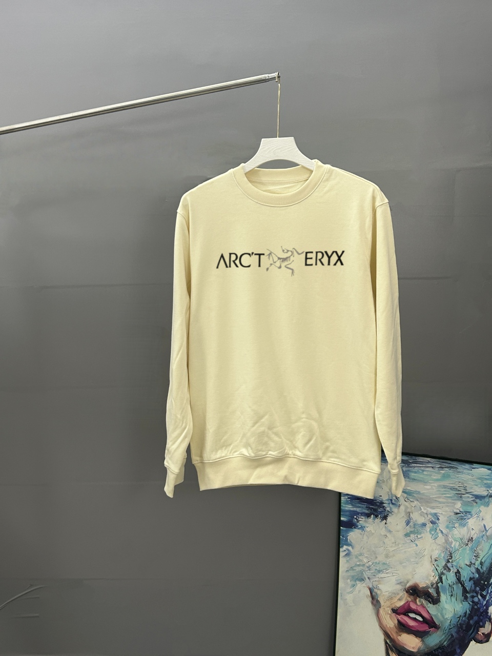ARC`TERYX始祖鸟 2026秋冬季经典印花圆领卫衣长袖采用380G双股大卫衣 高版本，三标齐全！男