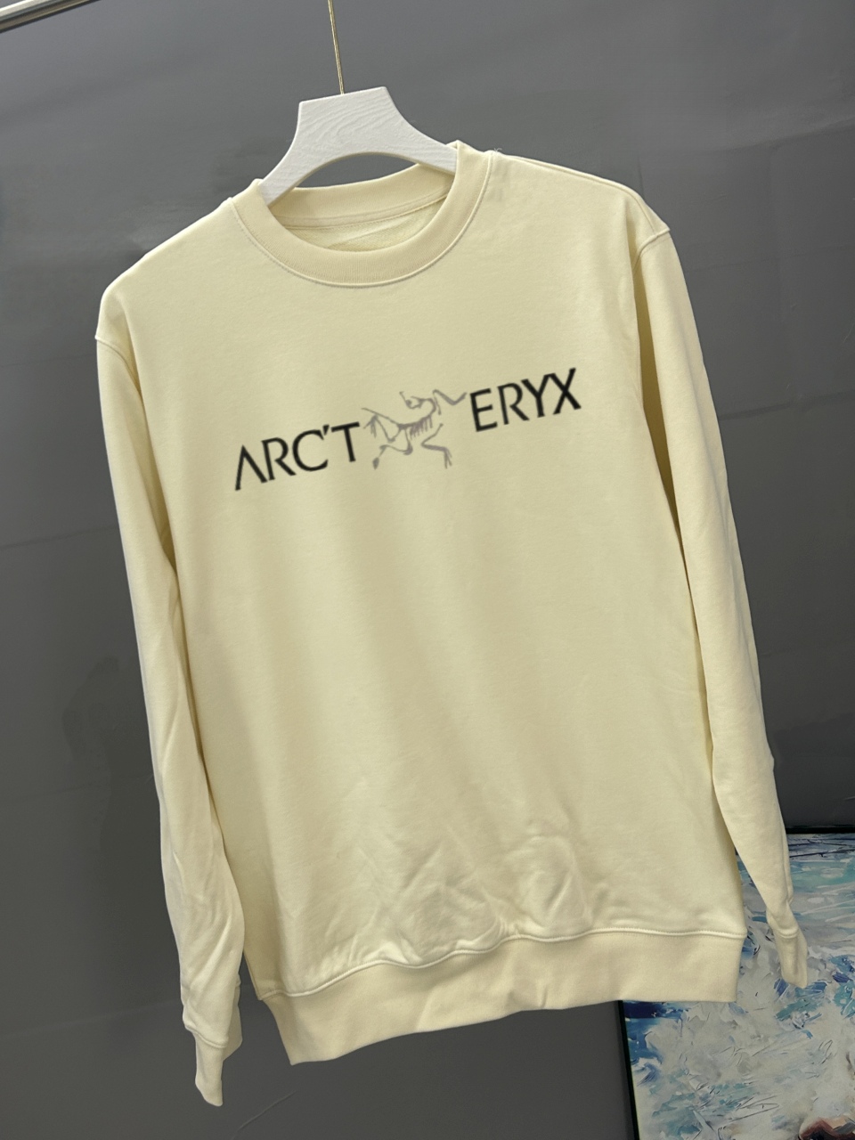 ARC`TERYX始祖鸟 2026秋冬季经典印花圆领卫衣长袖采用380G双股大卫衣 高版本，三标齐全！男