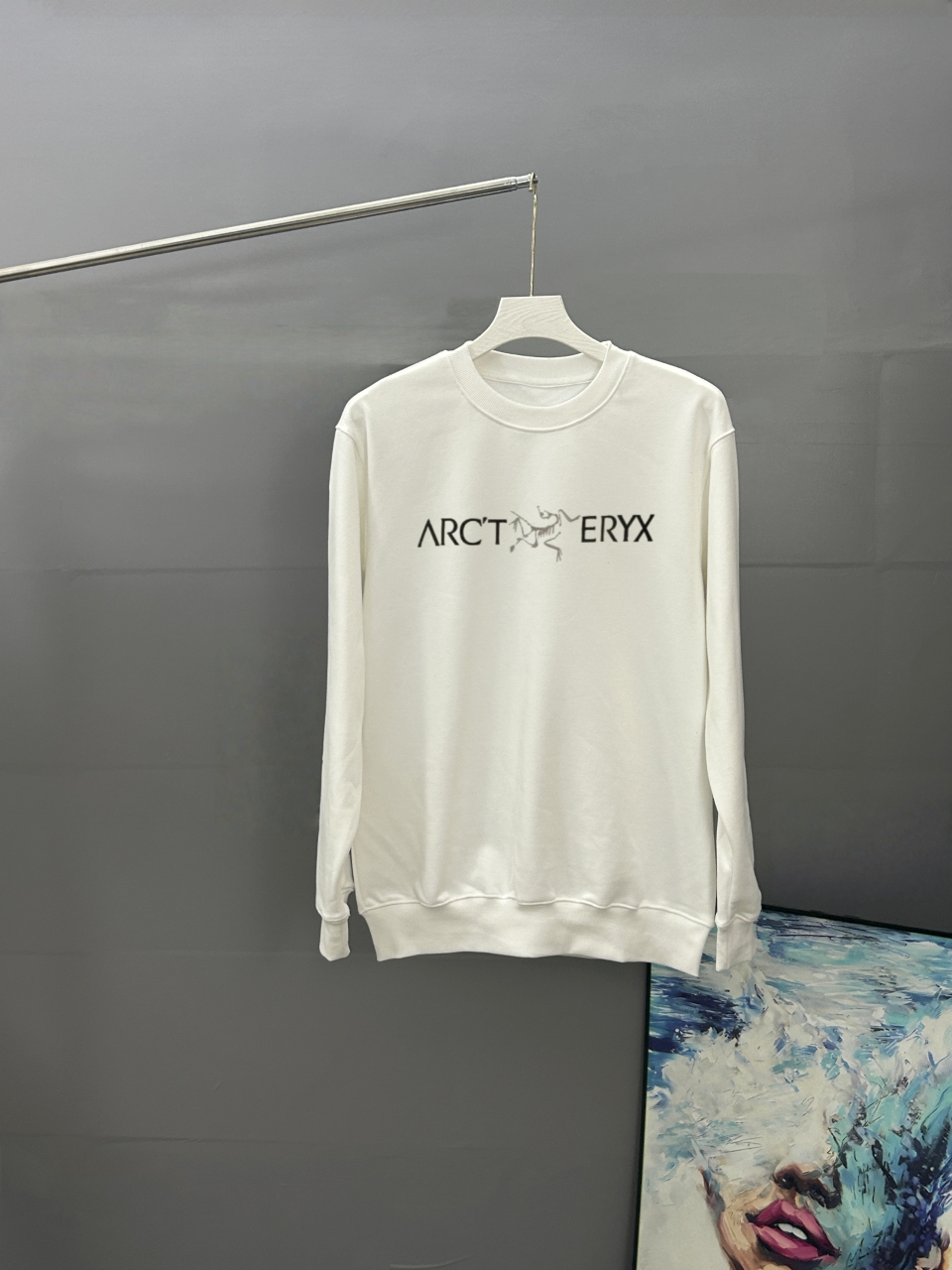 ARC`TERYX始祖鸟 2026秋冬季经典印花圆领卫衣长袖采用380G双股大卫衣 高版本，三标齐全！男