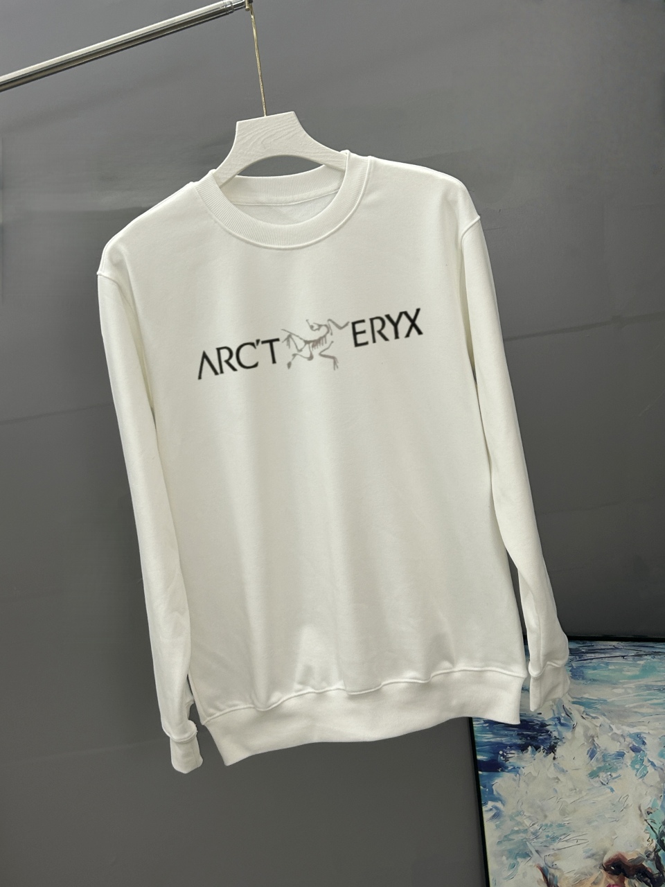 ARC`TERYX始祖鸟 2026秋冬季经典印花圆领卫衣长袖采用380G双股大卫衣 高版本，三标齐全！男