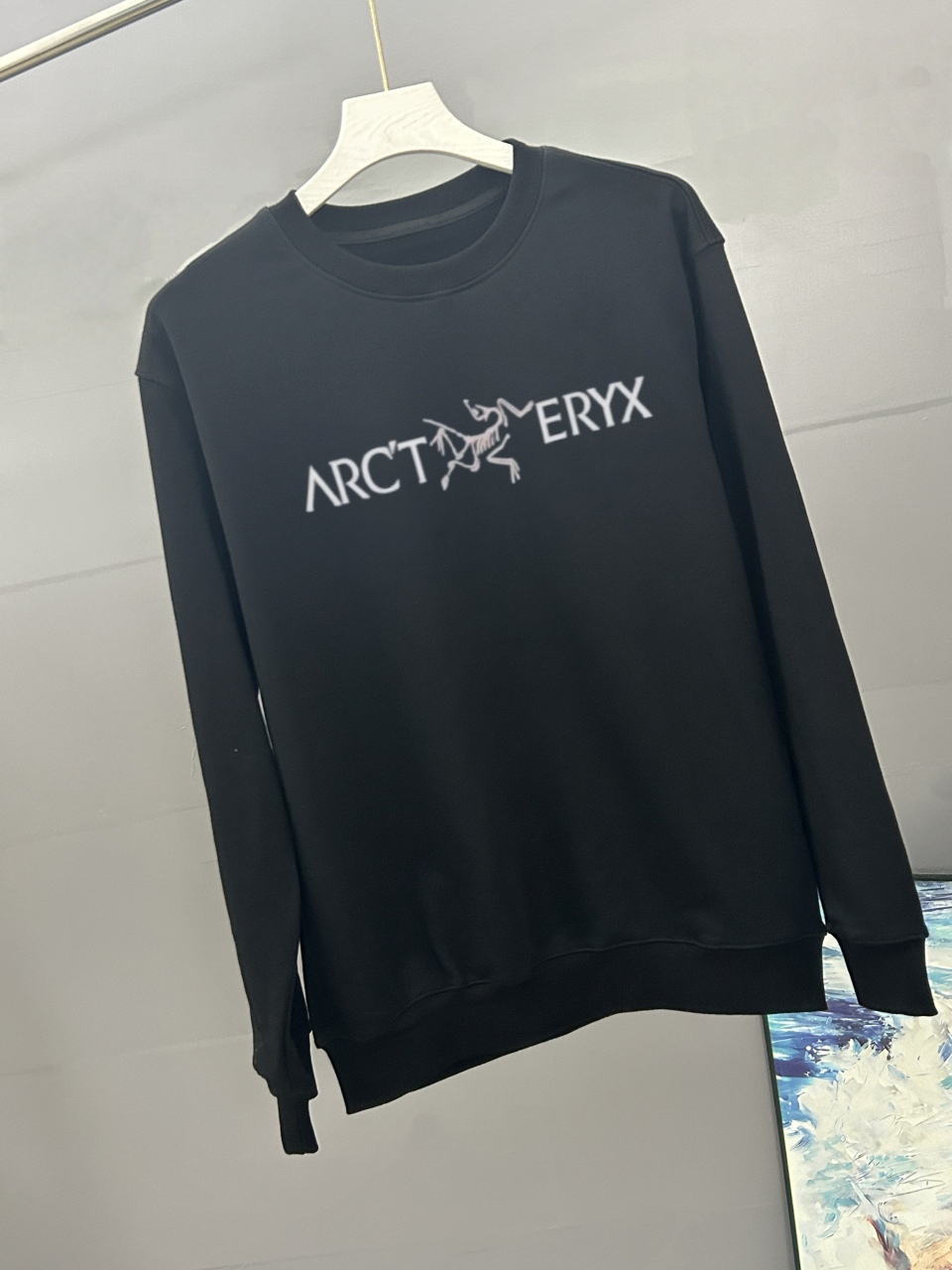 ARC`TERYX始祖鸟 2026秋冬季经典印花圆领卫衣长袖采用380G双股大卫衣 高版本，三标齐全！男