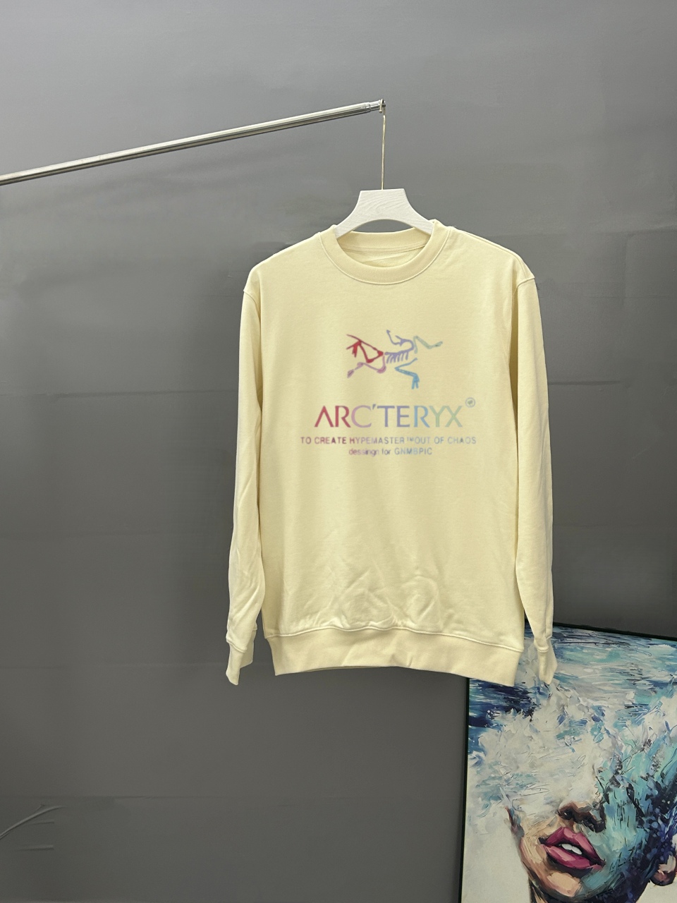 ARC`TERYX始祖鸟 2026秋冬季经典印花圆领卫衣长袖采用380G双股大卫衣 高版本，三标齐全！男
