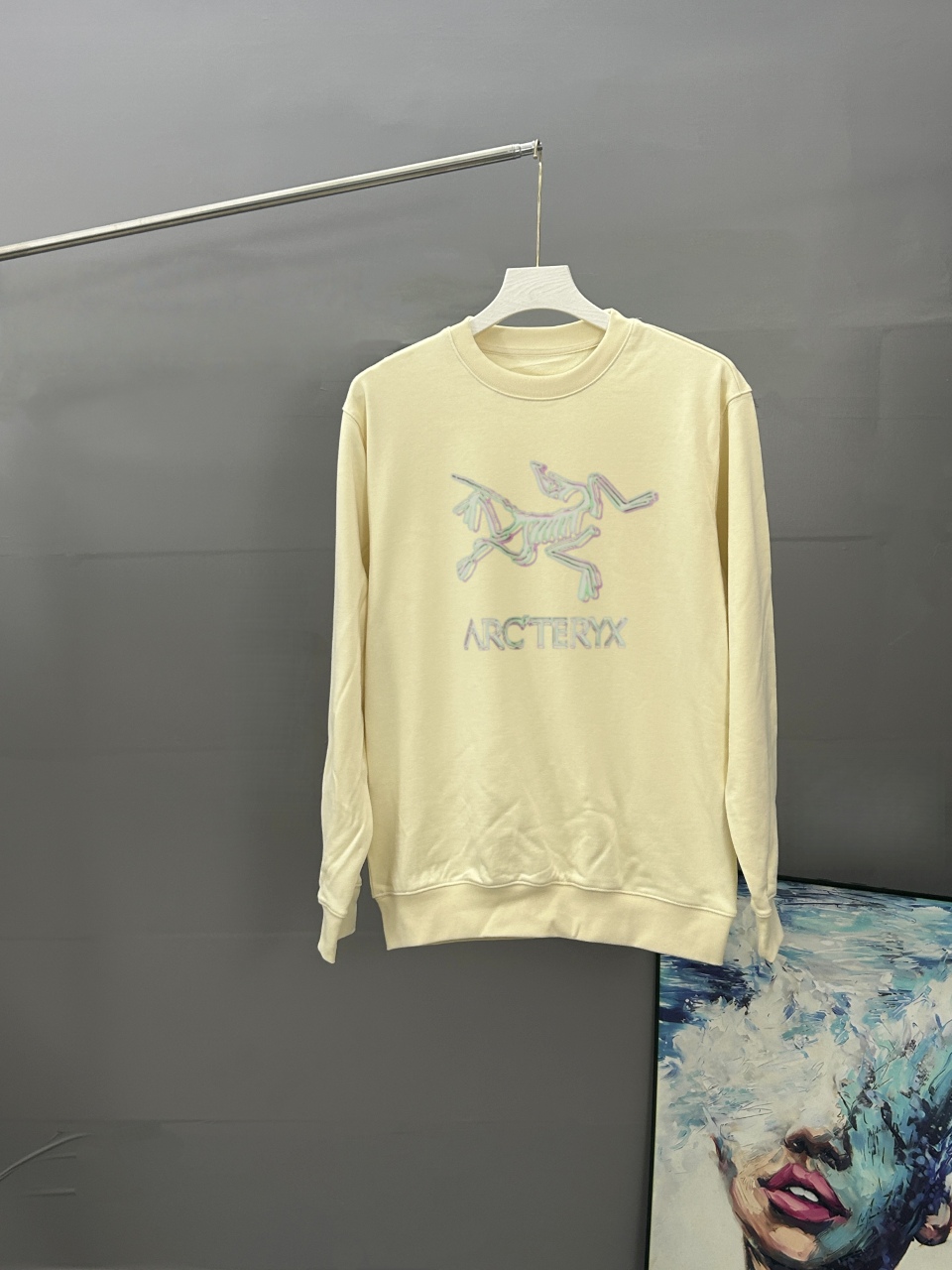 ARC`TERYX始祖鸟 2026秋冬季经典印花圆领卫衣长袖采用380G双股大卫衣 高版本，三标齐全！男