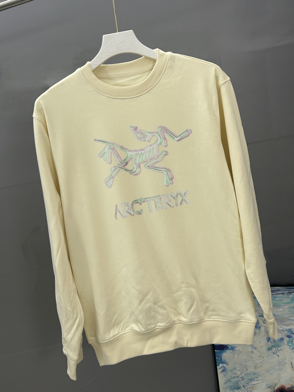 ARC`TERYX始祖鸟 2026秋冬季经典印花圆领卫衣长袖采用380G双股大卫衣 高版本，三标齐全！男