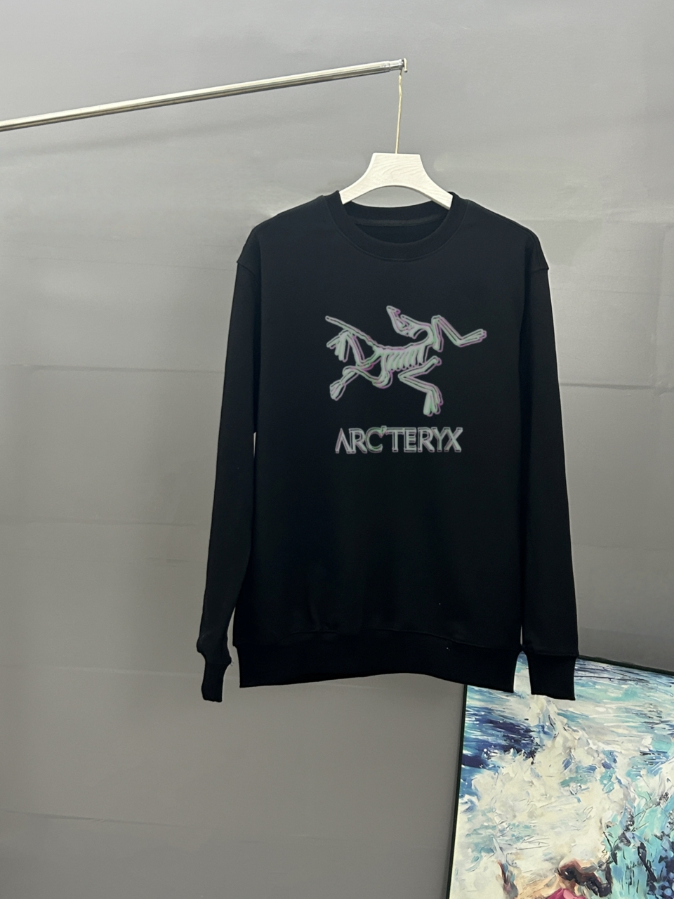ARC`TERYX始祖鸟 2026秋冬季经典印花圆领卫衣长袖采用380G双股大卫衣 高版本，三标齐全！男