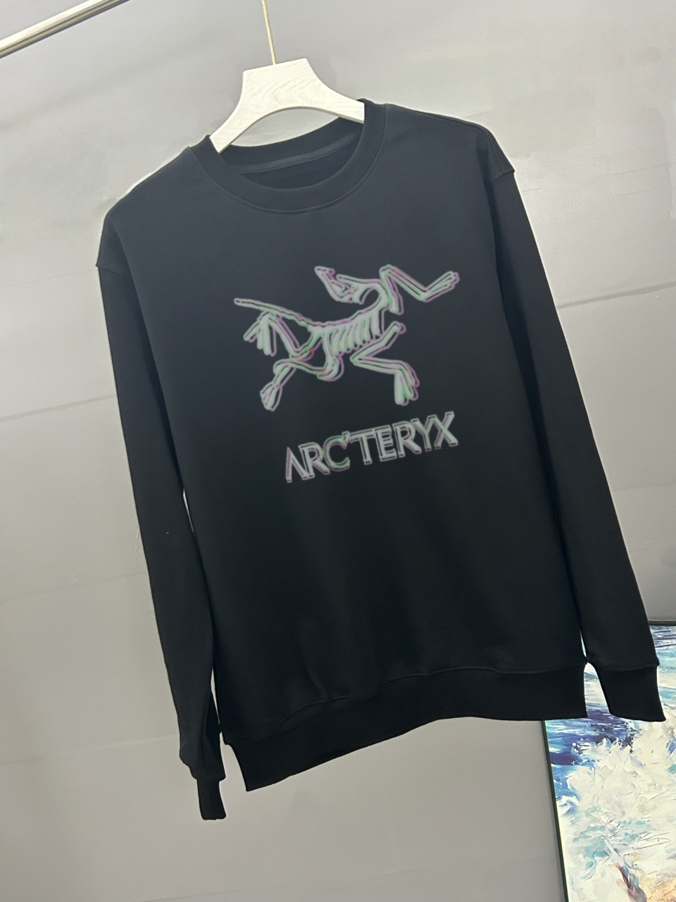 ARC`TERYX始祖鸟 2026秋冬季经典印花圆领卫衣长袖采用380G双股大卫衣 高版本，三标齐全！男