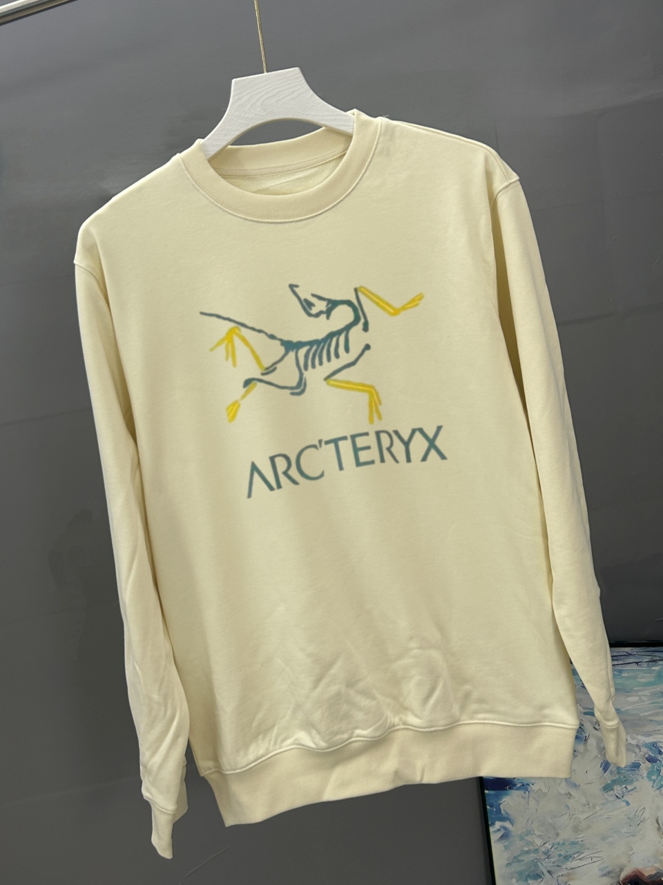 ARC`TERYX始祖鸟 2026秋冬季经典印花圆领卫衣长袖采用380G双股大卫衣 高版本，三标齐全！男