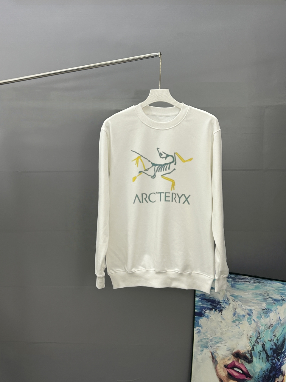 ARC`TERYX始祖鸟 2026秋冬季经典印花圆领卫衣长袖采用380G双股大卫衣 高版本，三标齐全！男