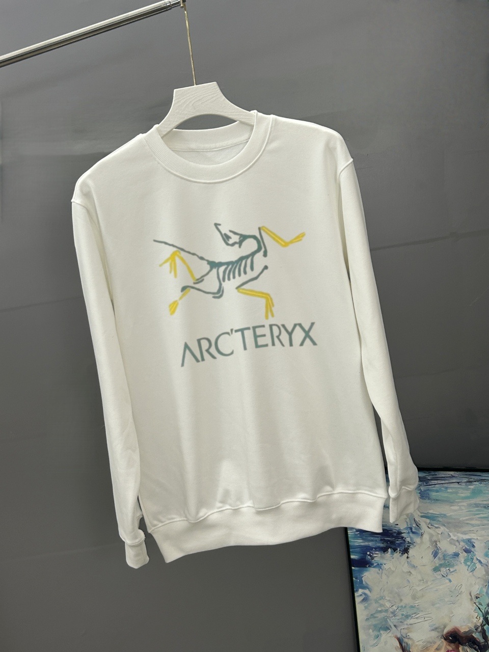 ARC`TERYX始祖鸟 2026秋冬季经典印花圆领卫衣长袖采用380G双股大卫衣 高版本，三标齐全！男