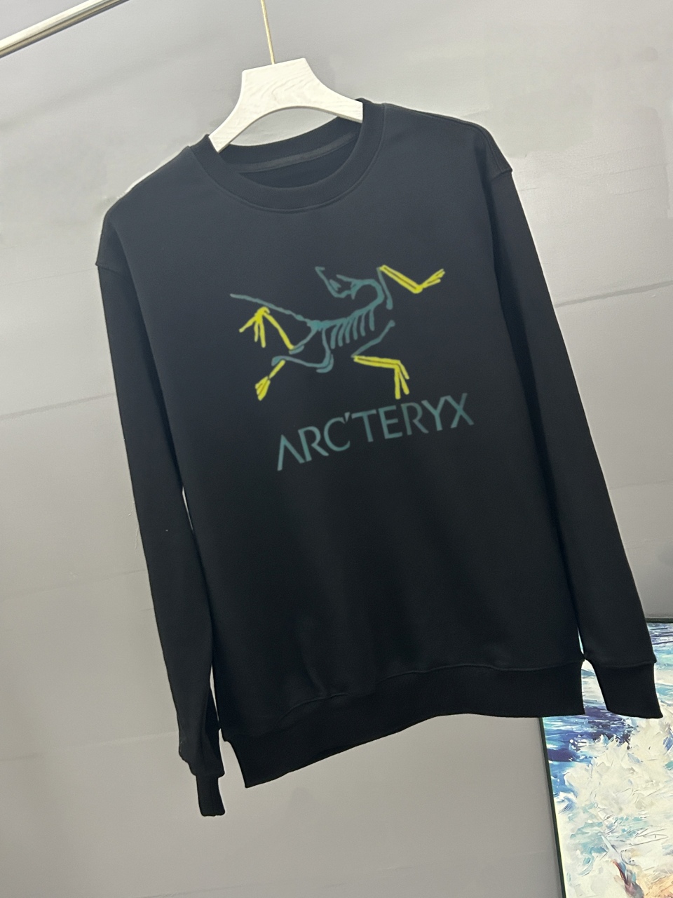 ARC`TERYX始祖鸟 2026秋冬季经典印花圆领卫衣长袖采用380G双股大卫衣 高版本，三标齐全！男