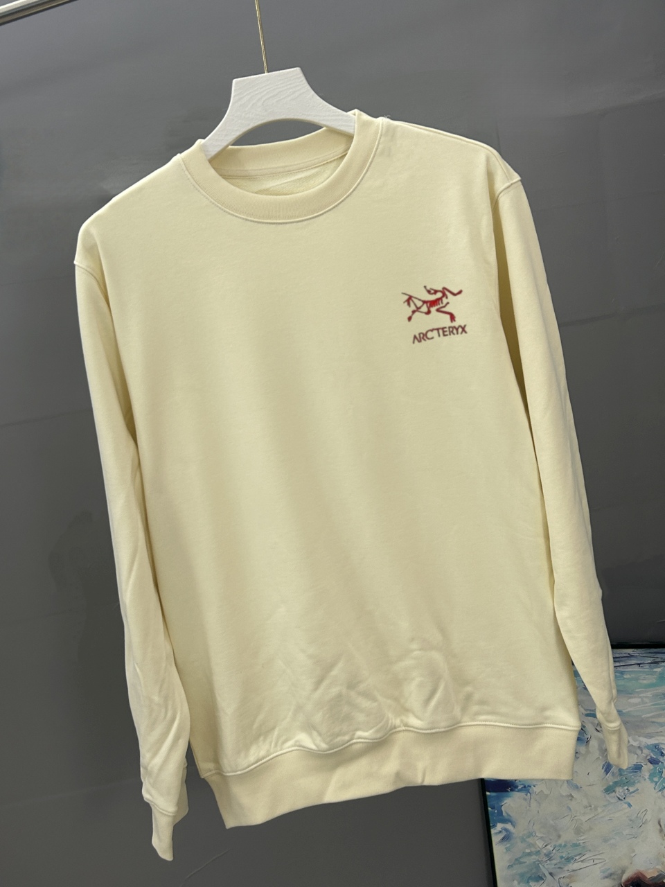 ARC`TERYX始祖鸟 2026秋冬季经典印花圆领卫衣长袖采用380G双股大卫衣 高版本，三标齐全！男