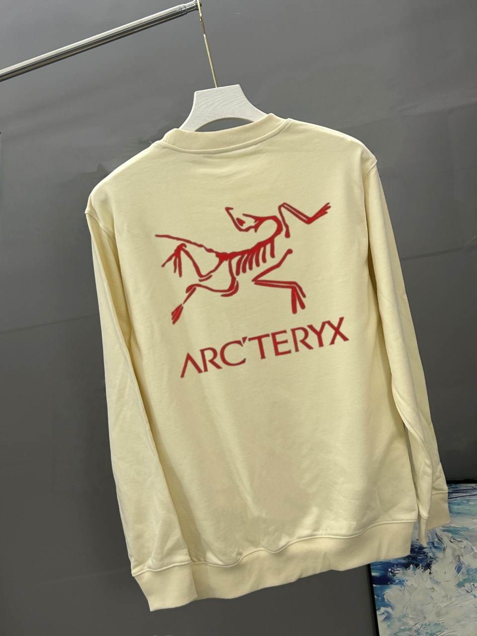 ARC`TERYX始祖鸟 2026秋冬季经典印花圆领卫衣长袖采用380G双股大卫衣 高版本，三标齐全！男