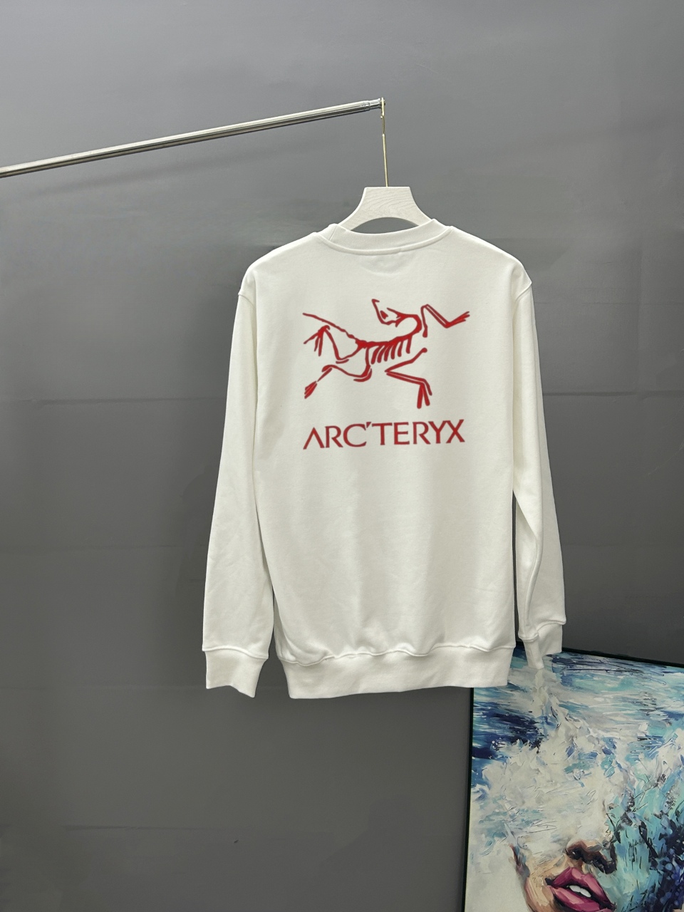 ARC`TERYX始祖鸟 2026秋冬季经典印花圆领卫衣长袖采用380G双股大卫衣 高版本，三标齐全！男