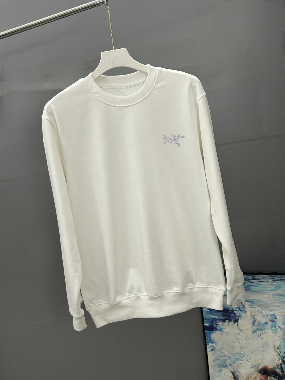 ARC`TERYX始祖鸟 刺绣款 2026秋冬季圆领卫衣长袖采用380G双股大卫衣 高版本，三标齐全！男