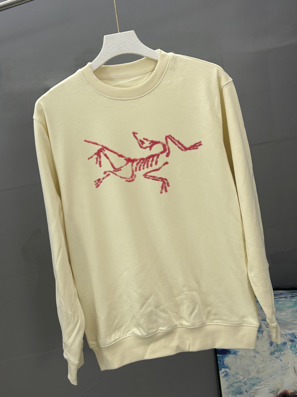 ARC`TERYX始祖鸟 刺绣款 2026秋冬季圆领卫衣长袖采用380G双股大卫衣 高版本，三标齐全！男