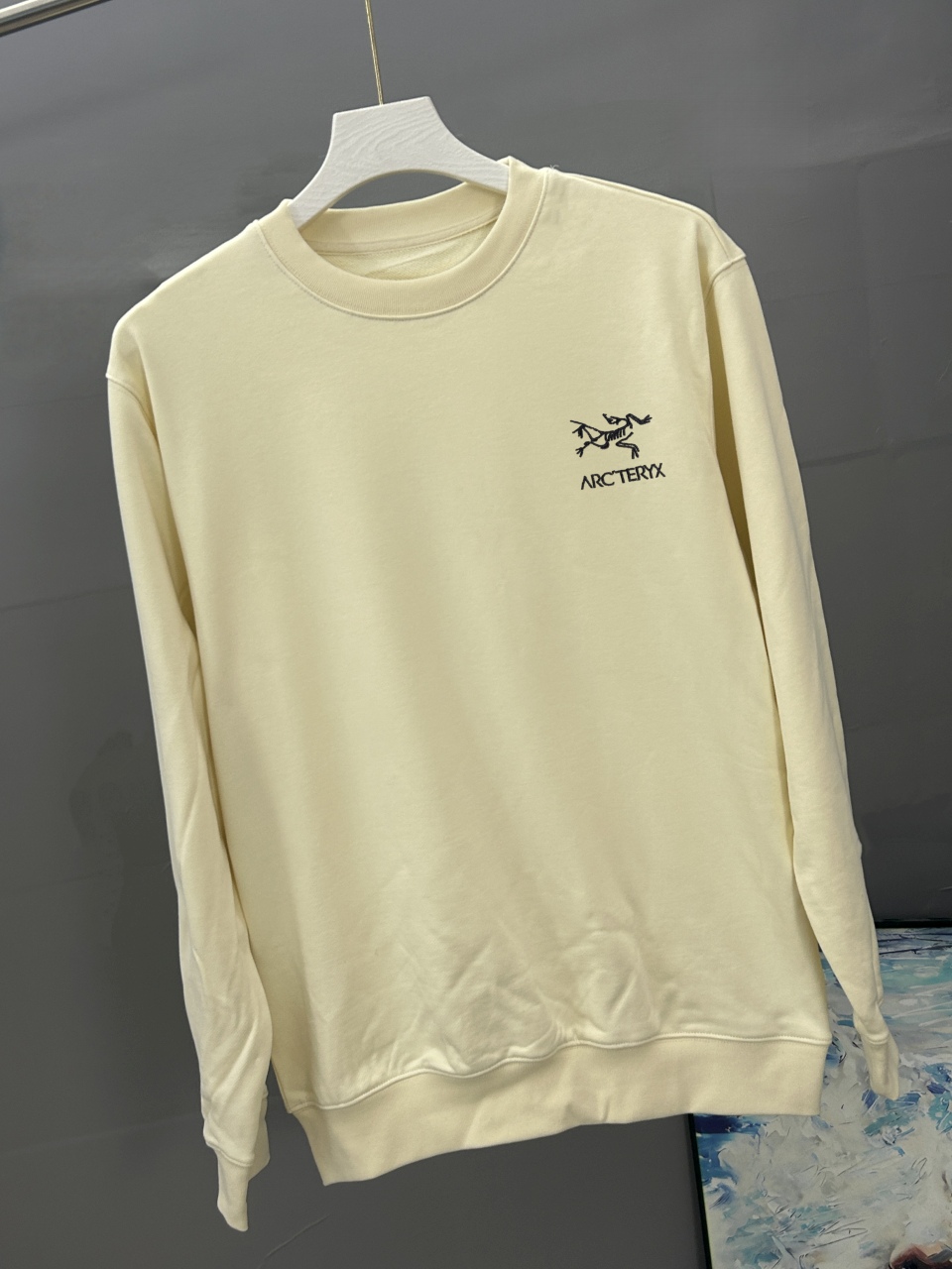 ARC`TERYX始祖鸟 刺绣款 2026秋冬季圆领卫衣长袖采用380G双股大卫衣 高版本，三标齐全！男