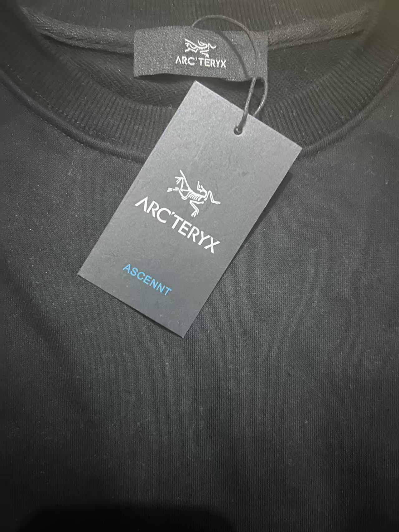 ARC`TERYX始祖鸟 刺绣款 2026秋冬季圆领卫衣长袖采用380G双股大卫衣 高版本，三标齐全！男