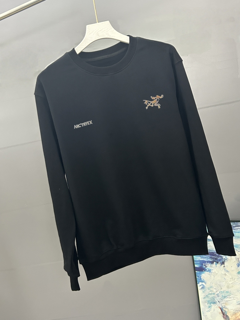 ARC`TERYX始祖鸟 刺绣款 2026秋冬季圆领卫衣长袖采用380G双股大卫衣 高版本，三标齐全！男