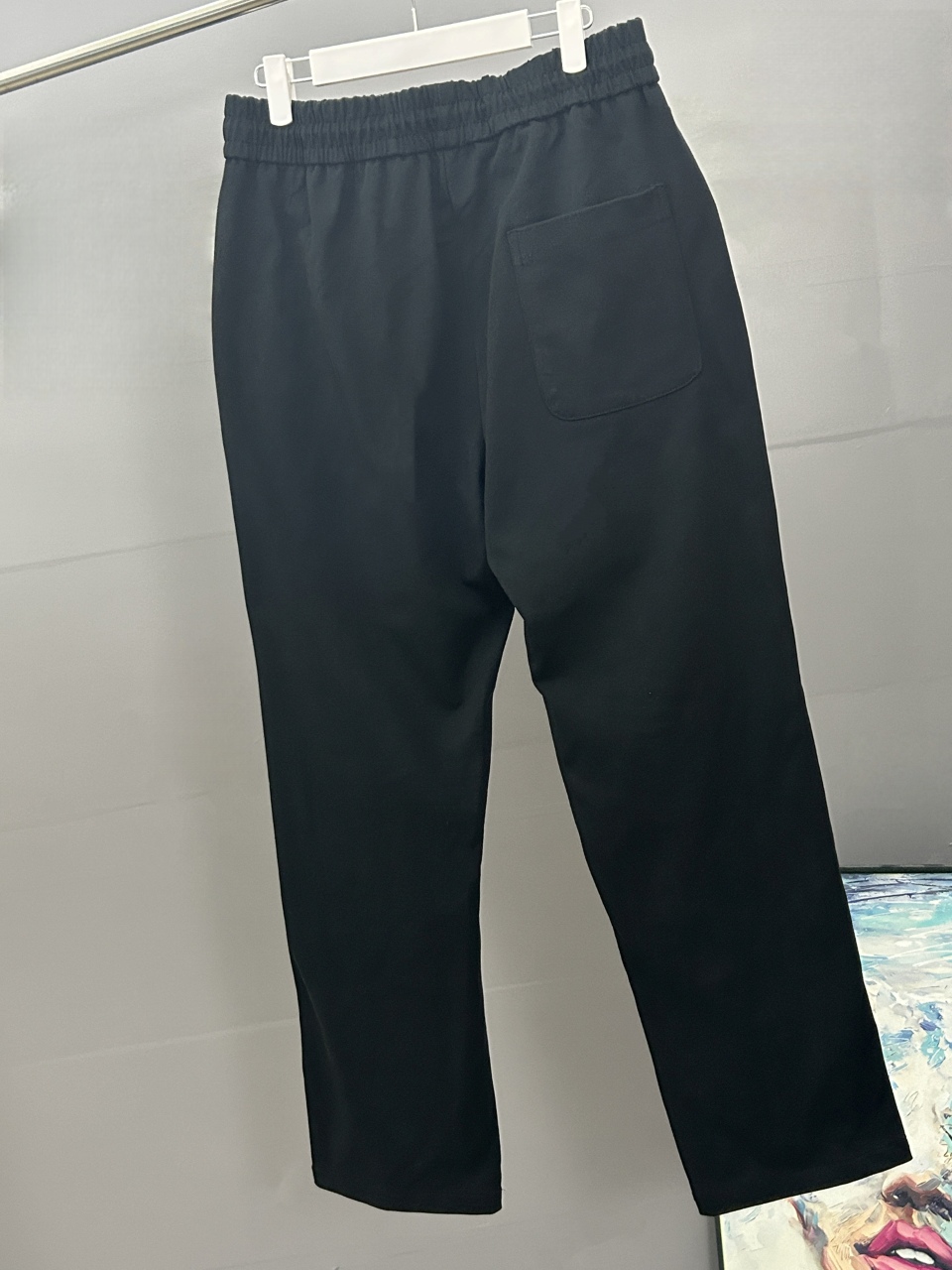 lululemon露露 刺绣款 2025秋冬新款松紧带直筒长裤 上身版型超赞 独家厚款定制面料休闲裤颜色