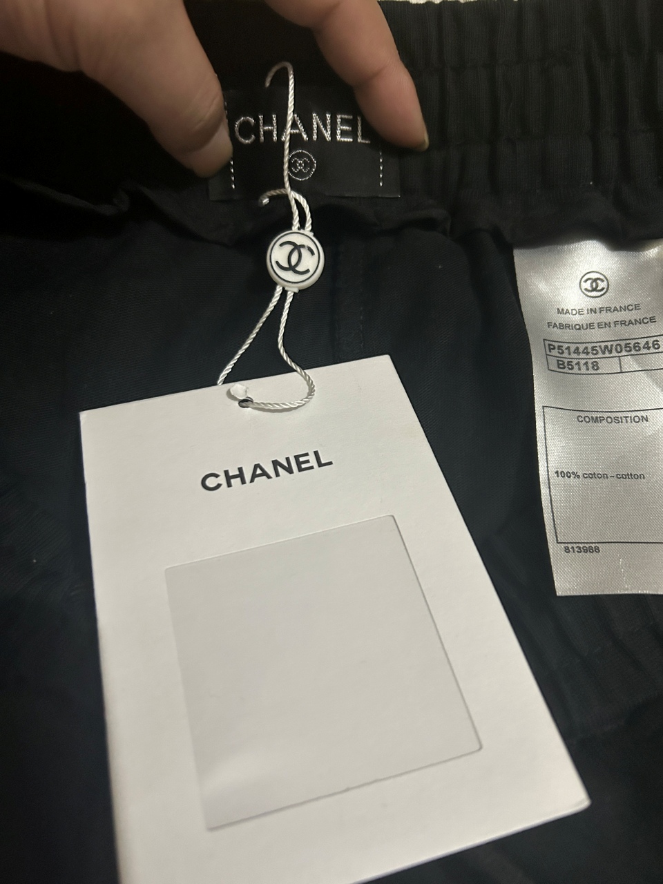 CHANEL 香奈儿 2025 刺绣款 2025秋冬新款松紧带直筒长裤 上身版型超赞 独家厚款定制面料休