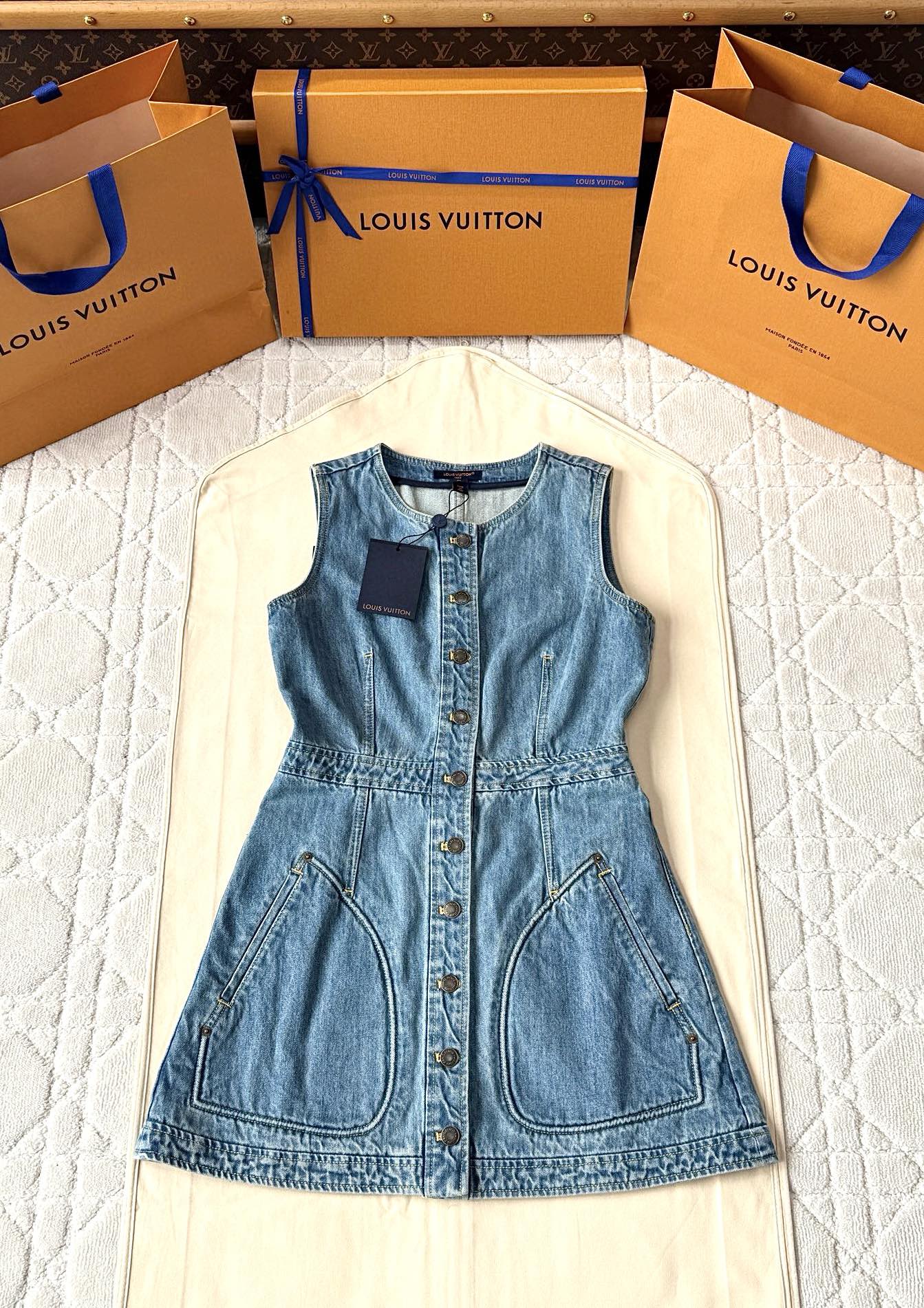 루이비통 여성 2025SS 데님 원피스 레플리카 6604 Louis Vuitton Women Dress