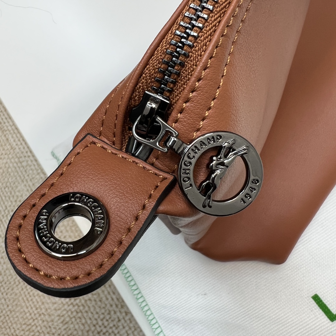 Longchamp 棕色 实物真的很软