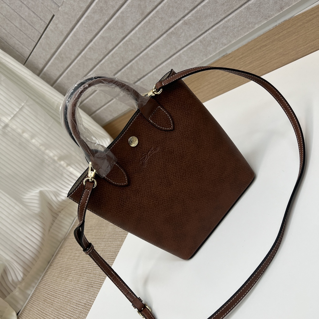 Caramel color Longchamp new leather Epure women's bag mini tote bag shoulder crossbody bag