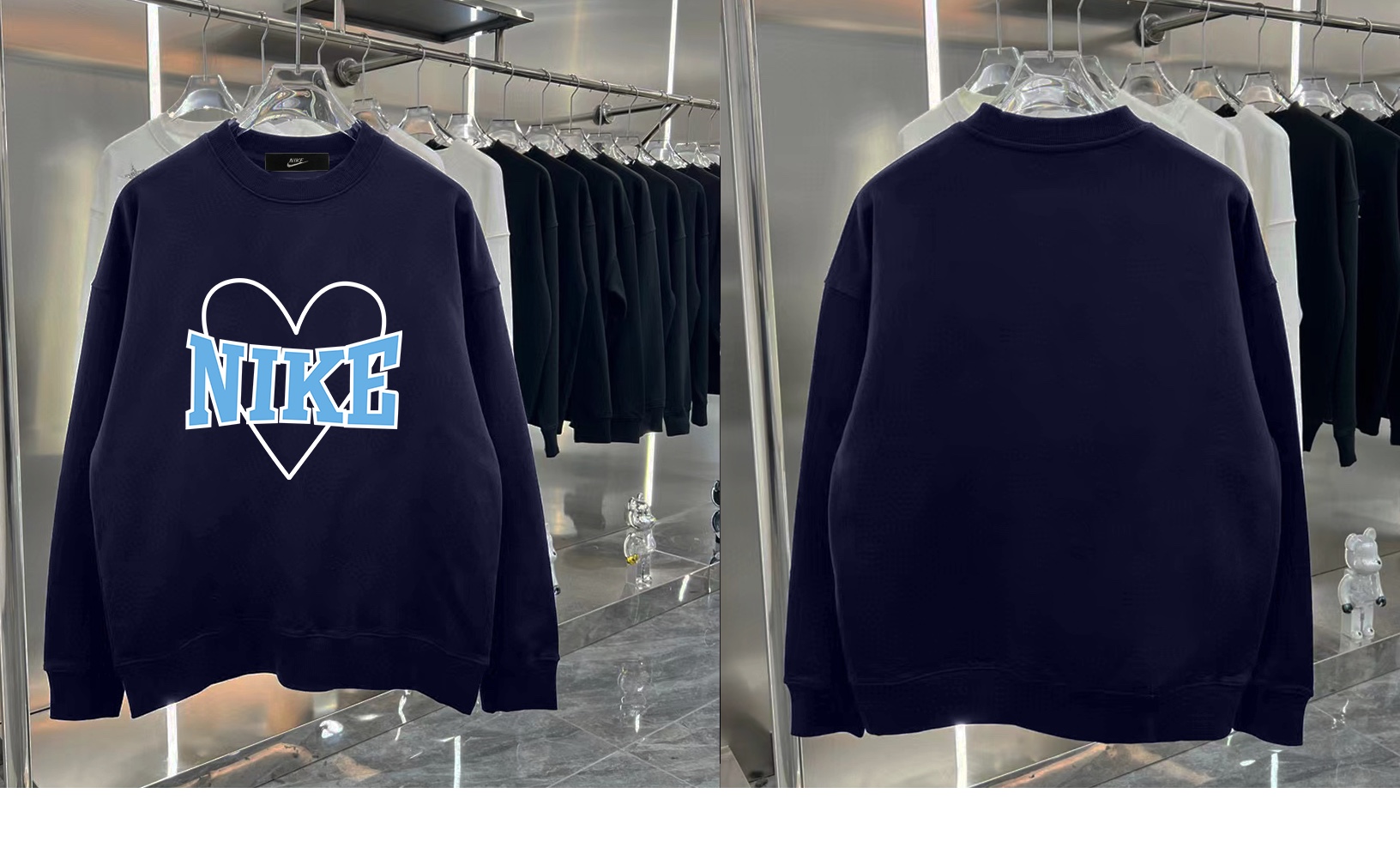 🛒购物价：75💰[原标包装吊牌纯棉毛圈.下单赠送得物包装袋]加绒另外加10元.NIKE 耐克 宽松休闲加绒套头圆领卫衣 男女同款 2025秋冬新款🆕🆕

♡ Design：
马里奥仿佛从口袋中钻出的设计，吸睛满满。搭配nike logo，彰显品牌，增加品牌辨识度。简约实穿，经典百搭。

🌟甄选350克纯棉面料，银狐绒加绒内里，质感扎实。
🌟内里加绒触感细腻柔滑，亲肤舒适。保暖升级！🔥
🌟 领口/袖口/下摆罗纹均采用高密度拼接技术，松紧舒适。
🌟通肩压条，有效防止肩部坍塌和变形。
🌟 领口固形压条，有效保持颈部不松垮。罗文袖口，弹力不紧勒。
🌟下摆双排车缝线做工精细，缝合自然，公正有序。