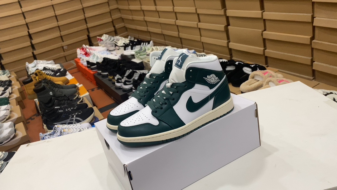 Air Jordan 1 Scarpe Air Jordan Verde Bianco