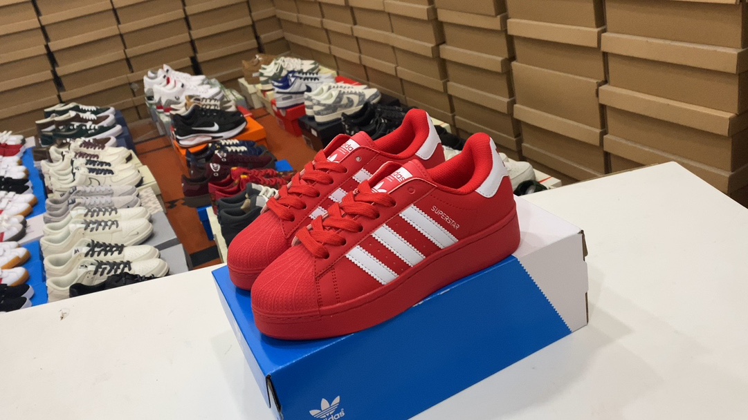 110 adidas adidas Tres de hierba de tres hojas de hojas de hojas superestrella xlg series de cuento de concha baja variable clásica tamaño casual tamaño: 35 36 37 ⅓ 38 38 39⅓ 40 42 42⅔ 44 44 44