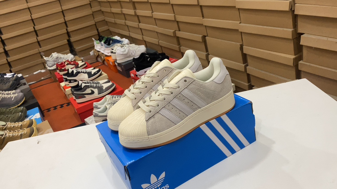 120 Adidas Originales Superstar XLG Shell Tale Series de baja variedades bajas Slim Clásico Sneakers Tamaño 35 36 37 ⅓ 38 38 ⅓ 40 41⅓ 43⅓ 44 44 44#2767778954444062