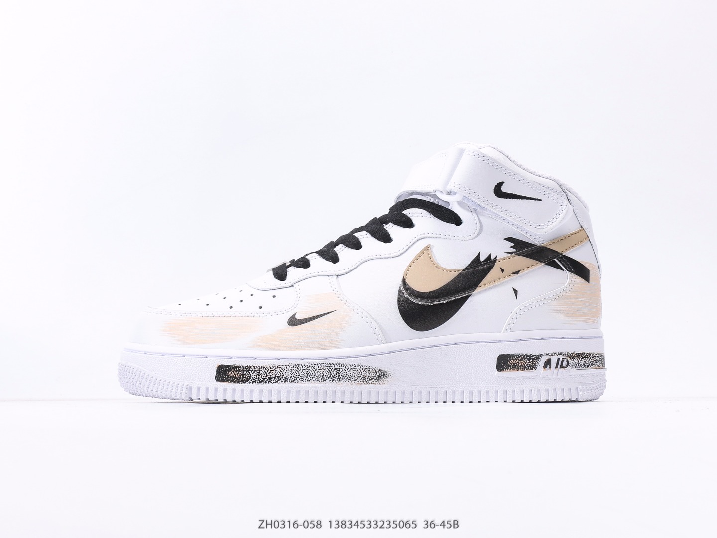 💰270 Nike Air Force 1’07 Air Force One High-Top versátiles de deportes casuales. La amortiguación suave y elástica y el excelente diseño de entresuela, que combina la apariencia retro y moderna, crea Force 1, que ha sido popular en todo el mundo durante más de 30 años. Artículo No. ZH0316-058#13834533235065