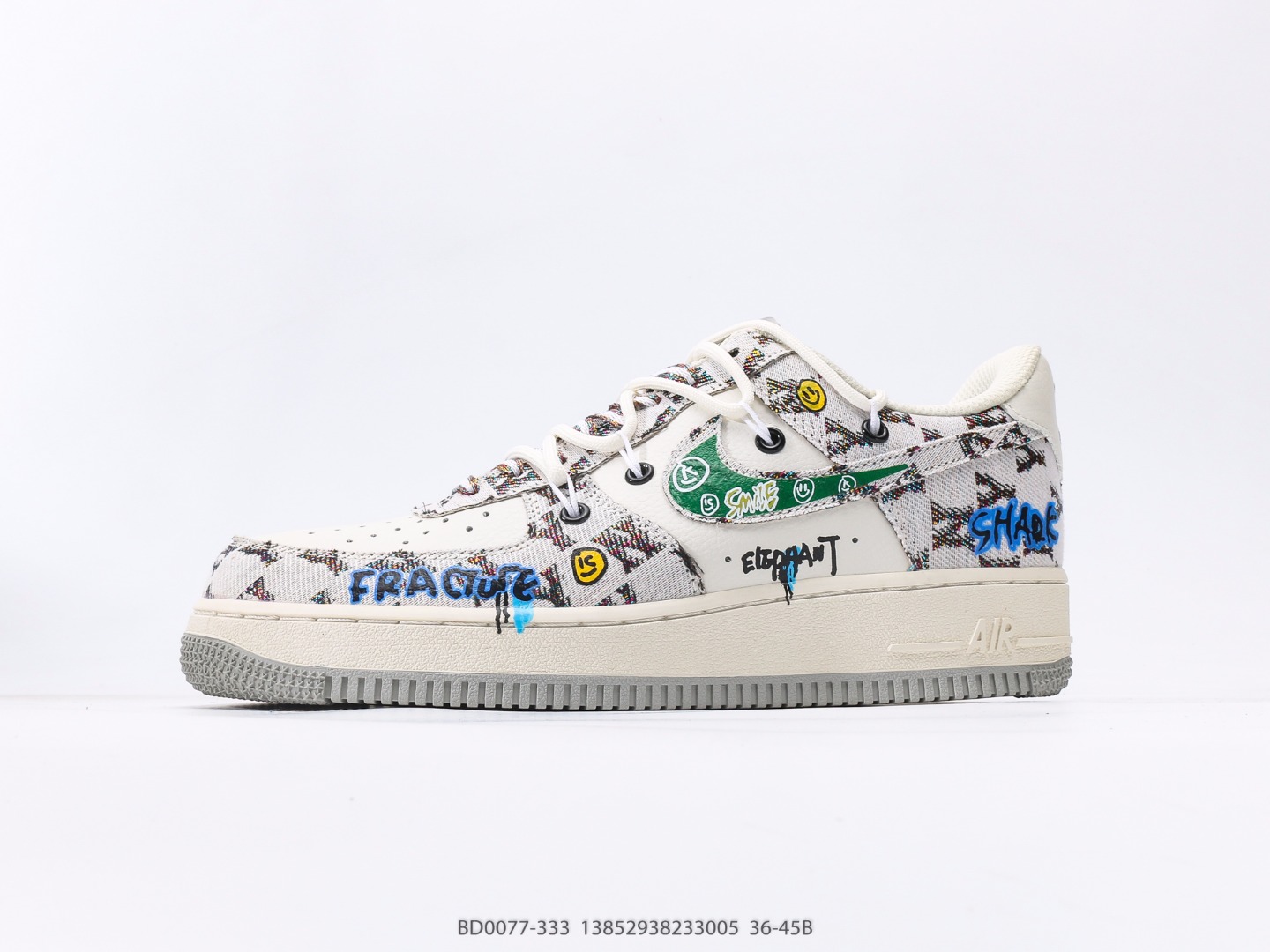 💰240 Nike Air Force 1’07 Air Force One Blow Top Versatilil Casual Sports Shoes. La amortiguación suave y elástica y el excelente diseño de entresuela, que combina la apariencia retro y moderna, crea Force 1, que ha sido popular en todo el mundo durante más de 30 años.  BD0077-333#13852938233005