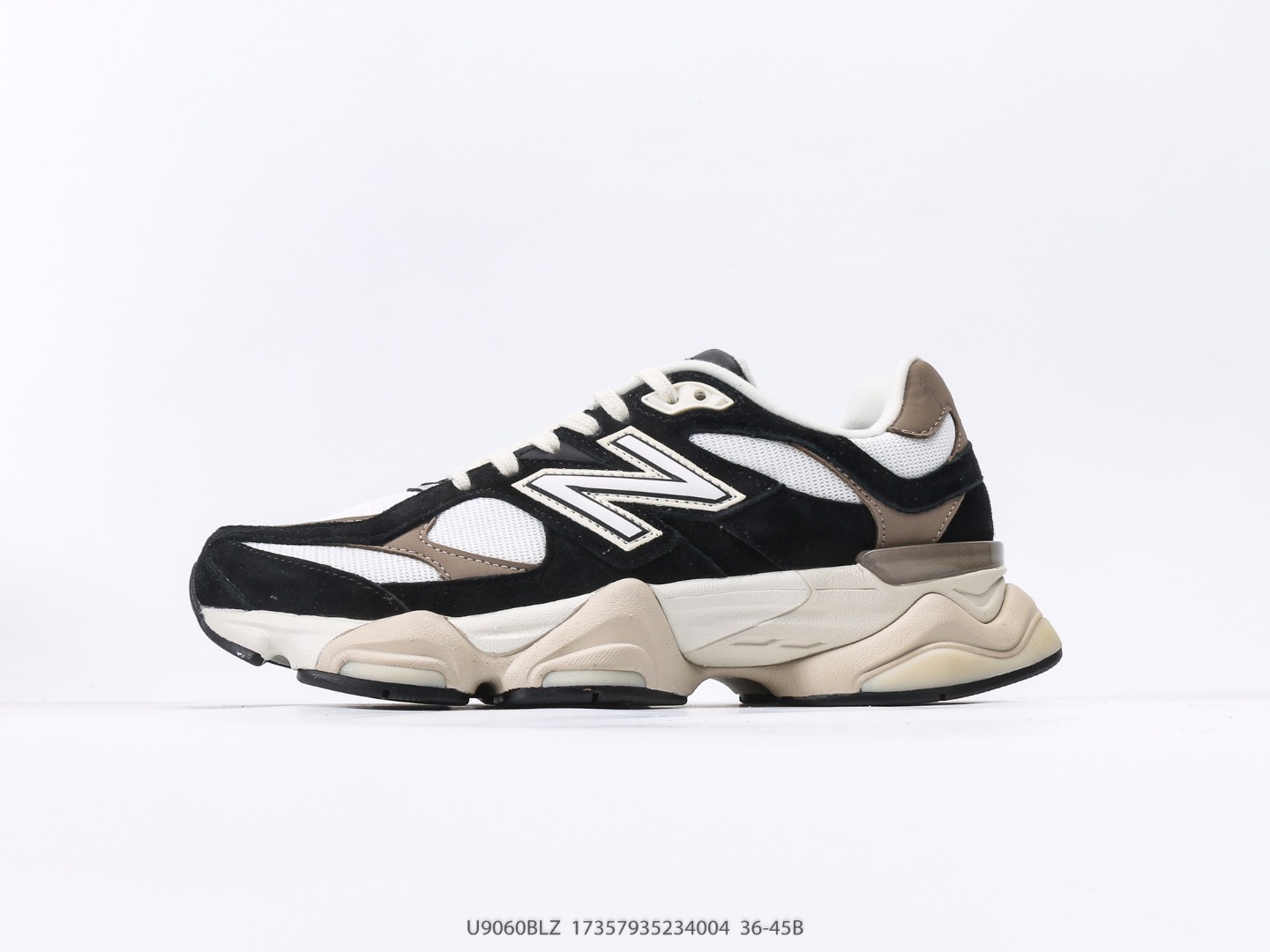 💰190 New Balance NB9060 RETRO Casual Sports Jogging Shoes La versión más rentable utiliza una gran malla de área y material de gamuza para cubrir el cuerpo del zapato para restaurar el temperamento clásico. Equipado con tecnología de absorción de choque de Abzorb, hecha de poliéster de espuma, el pie puede reducir efectivamente el impacto de los rebotes de la suela al cuerpo y el tamaño de las piernas. U9060BLZ#17357935234004