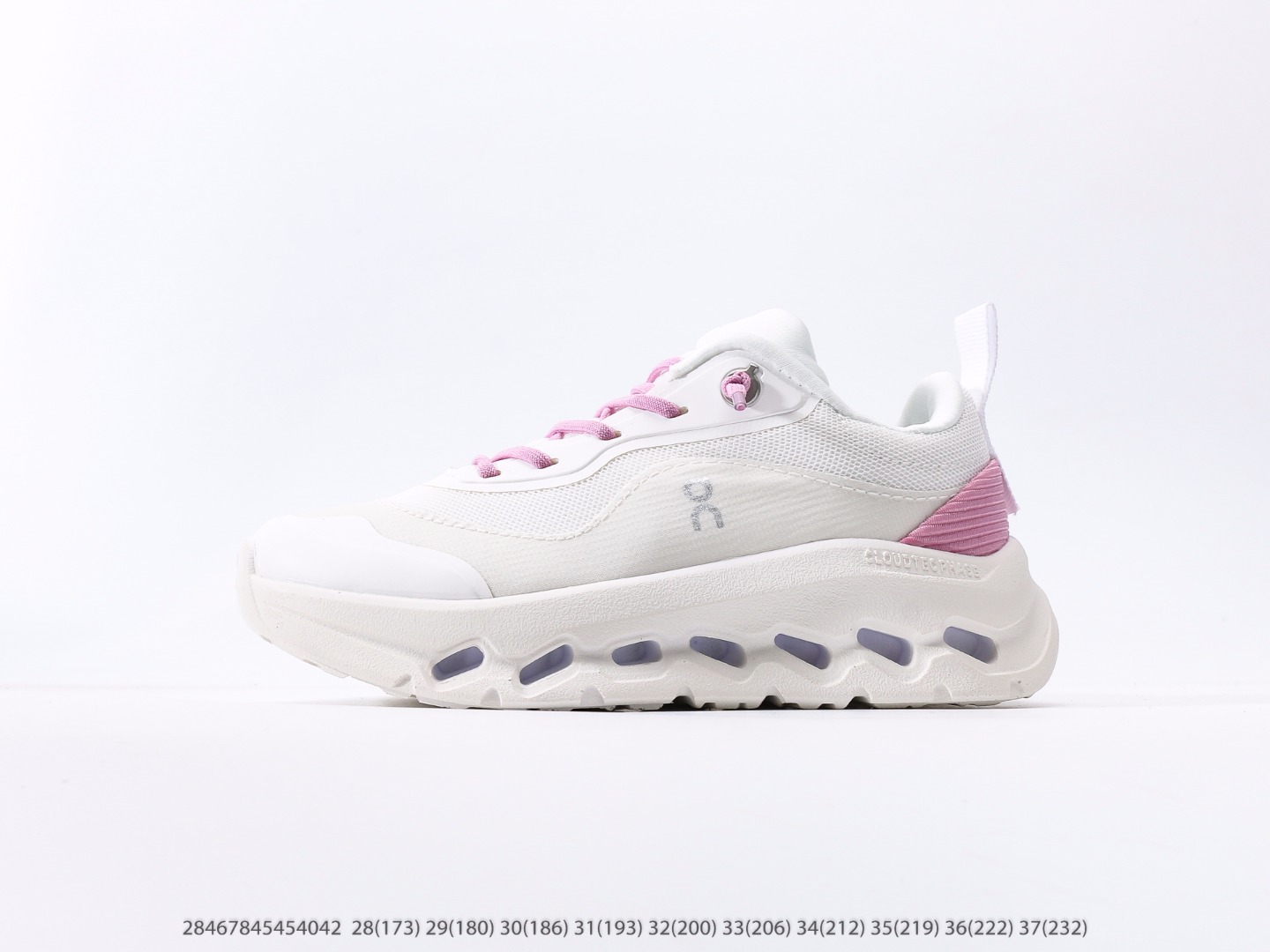 童鞋 昂跑 Cloudvista 鞋款以网球为灵感的运动休闲鞋注意：图下方显示为实际脚长，单位毫米[手工测量，可能存在5毫米左右的误差] #28467845454042-选品中心