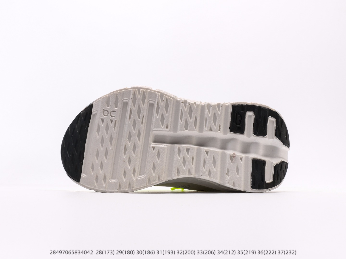 图片[4]-童鞋 昂跑 Cloudvista 鞋款以网球为灵感的运动休闲鞋注意：图下方显示为实际脚长，单位毫米[手工测量，可能存在5毫米左右的误差] #28467845454042-选品中心